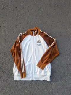 QUIKSILVER ジップアップジャケット ブラウン/ホワイトのサムネイル