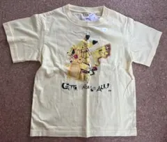 ポケモン Tシャツ 120cm 淡い黄色