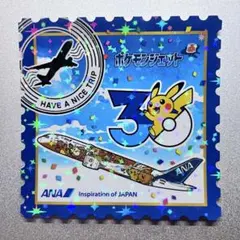 비매품 포켓몬 ジェット ANA 30周年記念 ステッカー