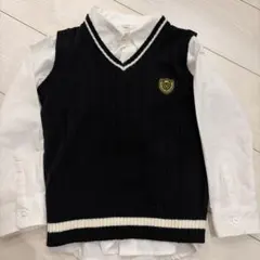 ワイシャツ、ベストセット120㎝