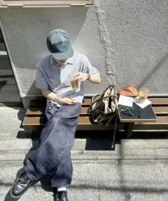 90's old UNIQLO 短丈チェックシャツのサムネイル