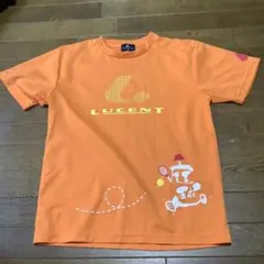 LUCENT テニス Tシャツ オレンジ Mサイズ