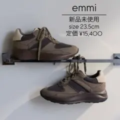 【新品未使用】emmi エミ メッシュスニーカー 23.5cm グレー系のサムネイル