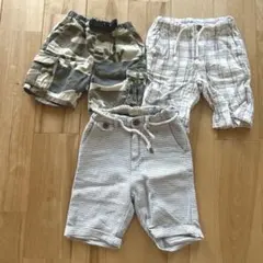 【ZARA】116㎝　ハーフパンツ3点セット
