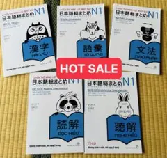 日本語総まとめN1（ベトナム語・英語版） 5冊セット - メルカリ