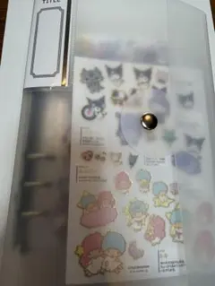 シール帳完成品 サンリオ ディズニーコットンパフィシールおはじきシールぷくぷく