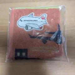 【新品】JALノベルティ品 ミニタオル 飛行機デザインのサムネイル