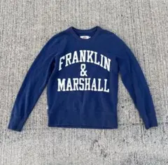 FRANKLIN & MARSHALL 定番ロゴトレーナー S ネイビーのサムネイル