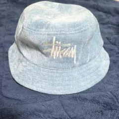 Stussy バケットハット コーデュロイ ブルー