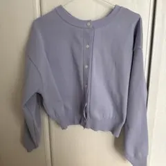 w closet 長袖 カーディガン ライトパープルのサムネイル