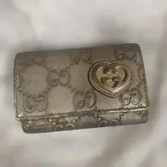GUCCI シルバー GG キーケース - メルカリ