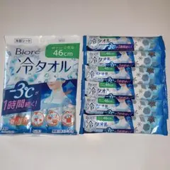 Biore 冷タオル 46cm（新品5本＋単品6本）のサムネイル