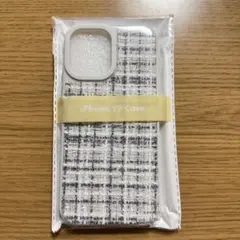 DAISO ツイード調 iPhone 17用 スマホケース