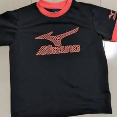 Mizuno Tシャツ 黒/オレンジ サイズ140