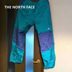 THENORTHFACE ブルー ムラサキ レインパンツ L GORE-TEX