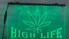 HIGH LIFE LEDアクリル看板 - メルカリ