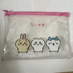 ちいかわ フラットポーチ ピンクのサムネイル