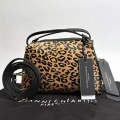 【極美品】ジャンニキャリーニ アリファ S 2way ショルダーバッグ ハラコのサムネイル