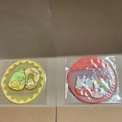 すみっコぐらし クリアラバーコースター2点