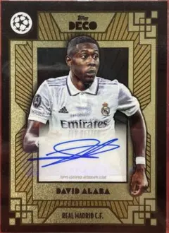 ダビド アラバ Topps Deco auto 直筆サイン レアルマドリード