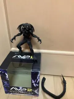 ⚠️ジャンク◆AVP2 プレデリアン　リアルフィギュア　ブラック彩色ver.◆