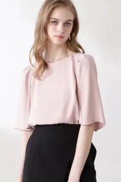ANAYI】現行品＊スパンローンラッフルブラウス ピンク38 - メルカリ