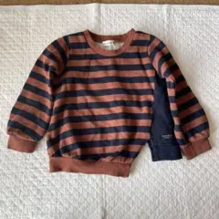 ブランシェス 裏起毛ストライプ トレーナー 100サイズ 11/10掲載終了