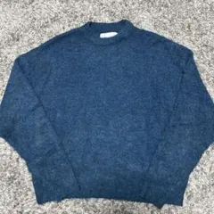 SINSS ベーシックシャギーニット　ターコイズブルー　M