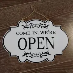 両面サインプレート OPEN CLOSED 看板のサムネイル