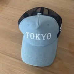 ジャイアンツ帽TOKYO刺繍トラッカーキャップ 水色