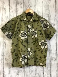 FADED GLORY フェイデット グローリー アロハシャツ 緑色総柄 XLのサムネイル