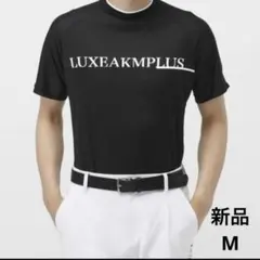新品 LUXEAKMPLUS ゴルフシャツ ブラック Mのサムネイル