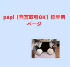 papi【無言取引OK】様専用ページ