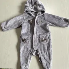 Baby Gap グレー フード付きロンパース