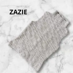 ザジ レディース ノースリーブニット ハイネック ベスト フリーサイズ