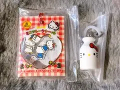 未開封　シャカシャカフレークシール風チャーム ハローキティ　ミルク
