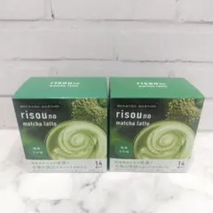 【新品】2箱×14袋 抹茶ラテ味 りそうのコーヒー risounoのサムネイル