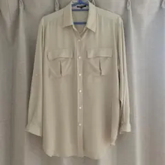 ドゥクラッセ　キュプラ混シャツ