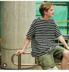 halfTen ボーダー Tシャツのサムネイル