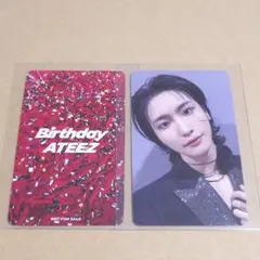 ateez ソンファ birthday トレカ fc特典　店舗特典