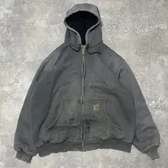 【雰囲気抜群】　carhartt ジップパーカー 鬼フェード　鬼クラッシュ　XL