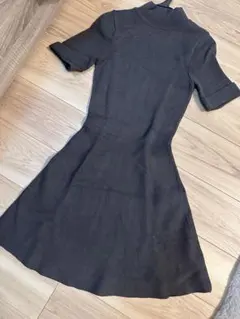 ザラ　グレーニットワンピース