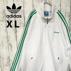 【希少】adidas アディダス　00sトラックジャケット　ホワイト グリーン