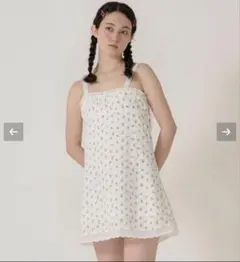 smyeon lace cami onepiece ドットワンピース - メルカリ