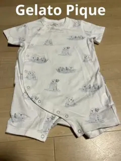 Gelato Pique 北極熊プリントロンパース 80cm