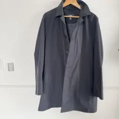 値下げ中！PERSON'S FOR MEN ブラックステンカラーコート