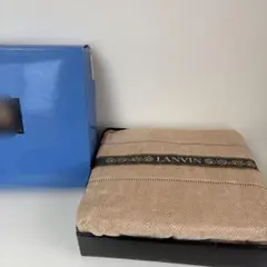 LANVIN 綿ボア　フラットシーツ 174x240 冬用　MAAM ベージュ