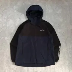 vintage ナイロンジャケット ストリート ブルーブラック スポーツMIX