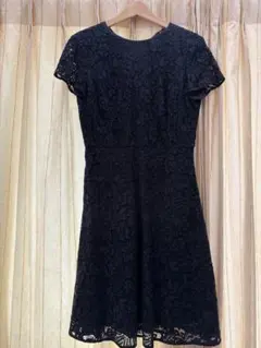美品✨タダシショウジ レース フレア 切り替え ワンピース 芸能人着用