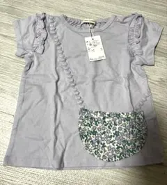 センスオブワンダー　ポシェット風 半袖Tシャツ 100cm